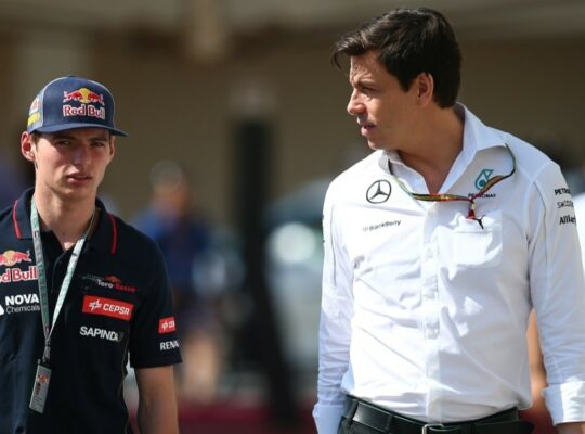 Toto wolf et max verstappen