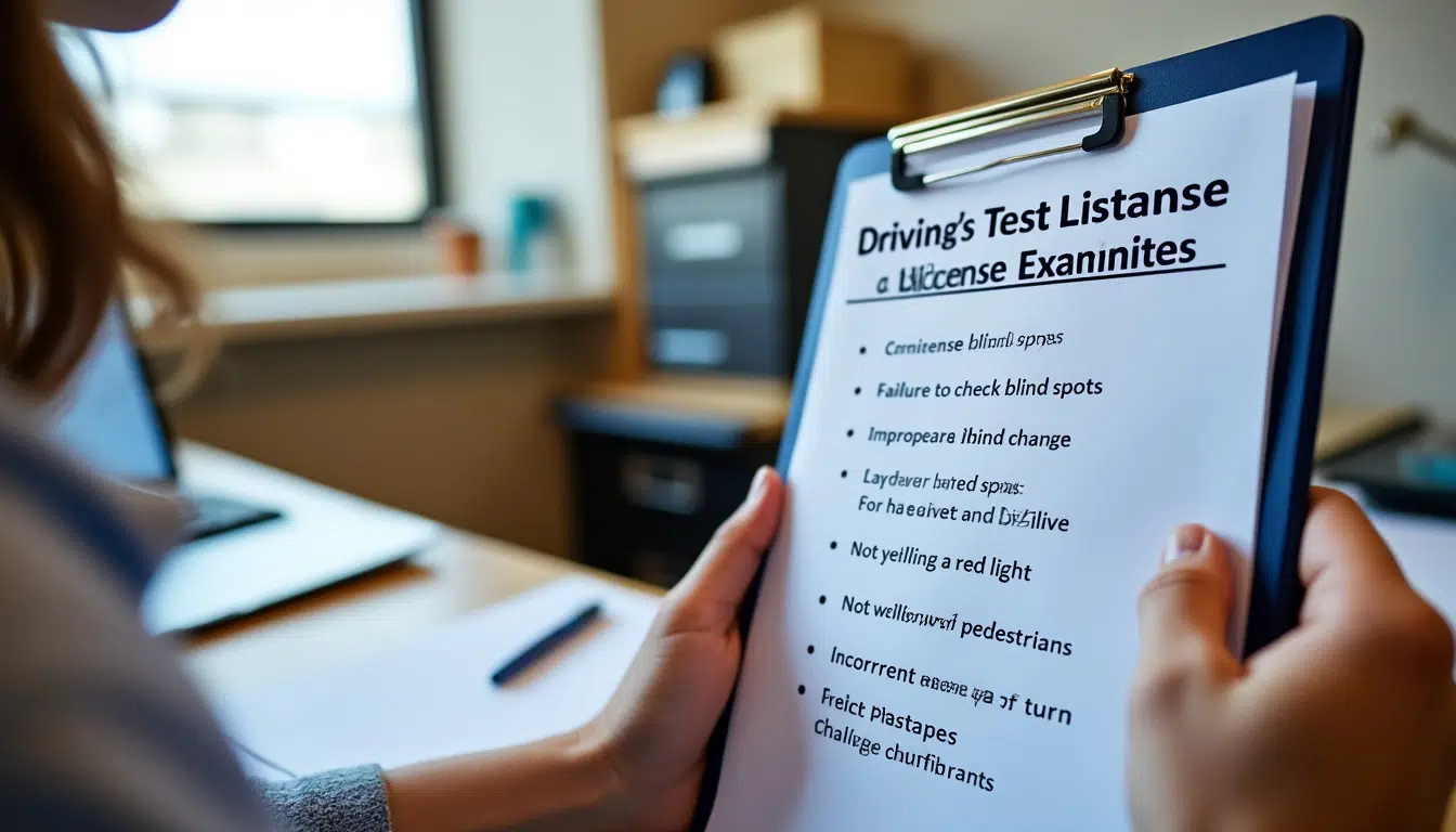 découvrez les erreurs les plus courantes à éviter lors de l'examen du permis de conduire et maîtrisez le barème d'évaluation pour mettre toutes les chances de votre côté le jour j.