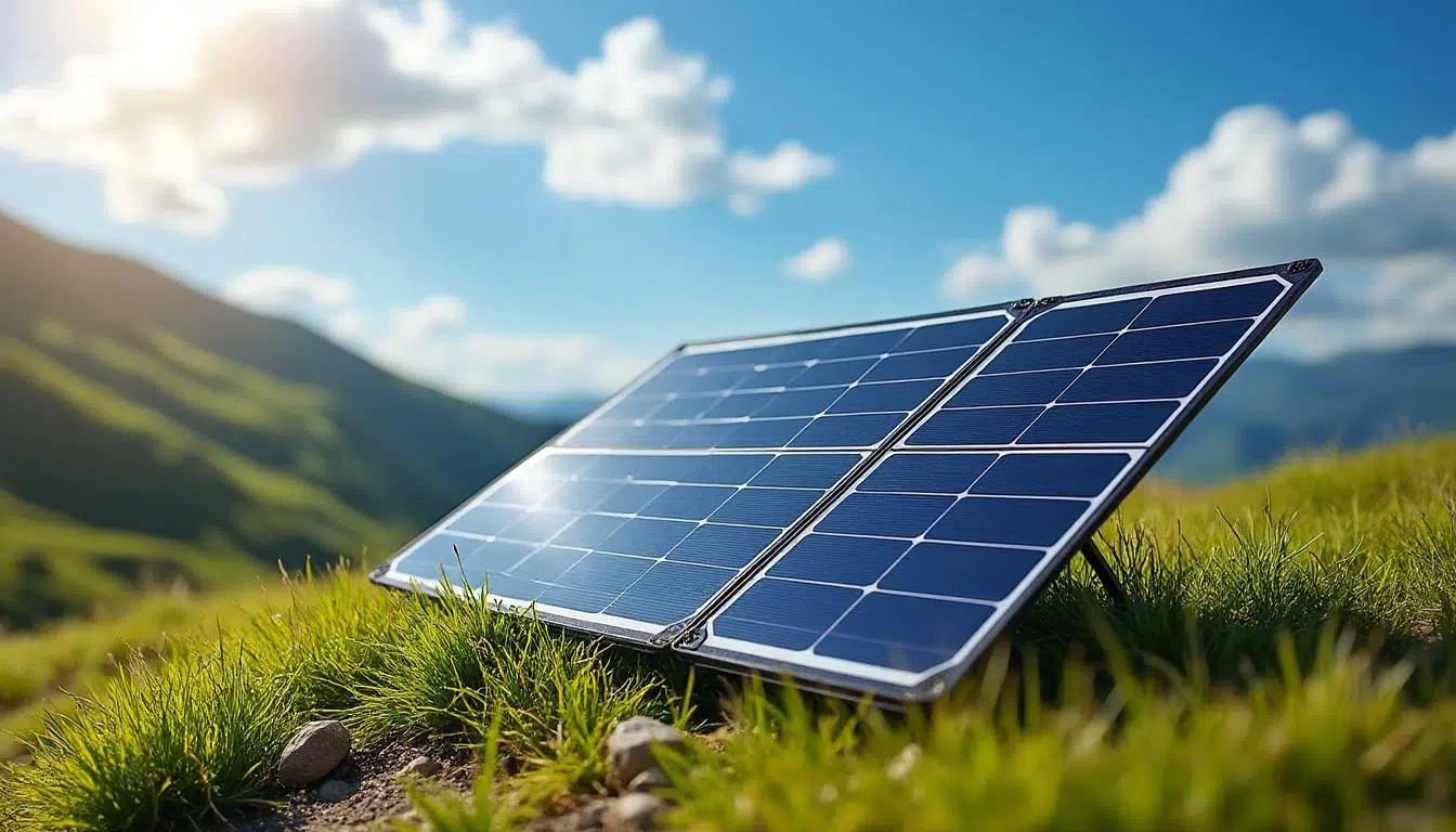 découvrez le panneau solaire pliable 4w 12v, idéal pour recharger facilement la batterie de votre voiture où que vous soyez. compact, léger et pratique, il offre une solution écologique pour rester autonome sur la route.