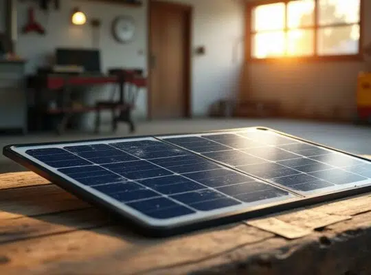 découvrez le panneau solaire pliable 4w 12v, la solution pratique et écologique pour recharger la batterie de votre voiture où que vous soyez. léger et facile à transporter, il vous assure une autonomie énergétique optimale.