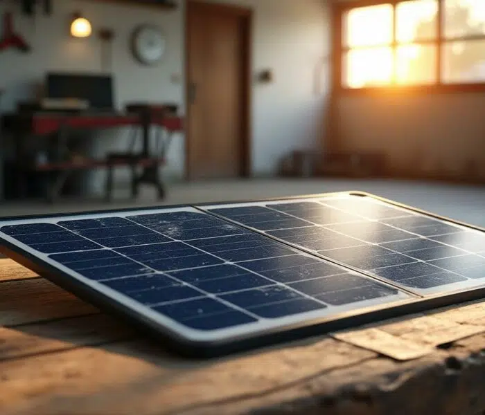 découvrez le panneau solaire pliable 4w 12v, la solution pratique et écologique pour recharger la batterie de votre voiture où que vous soyez. léger et facile à transporter, il vous assure une autonomie énergétique optimale.