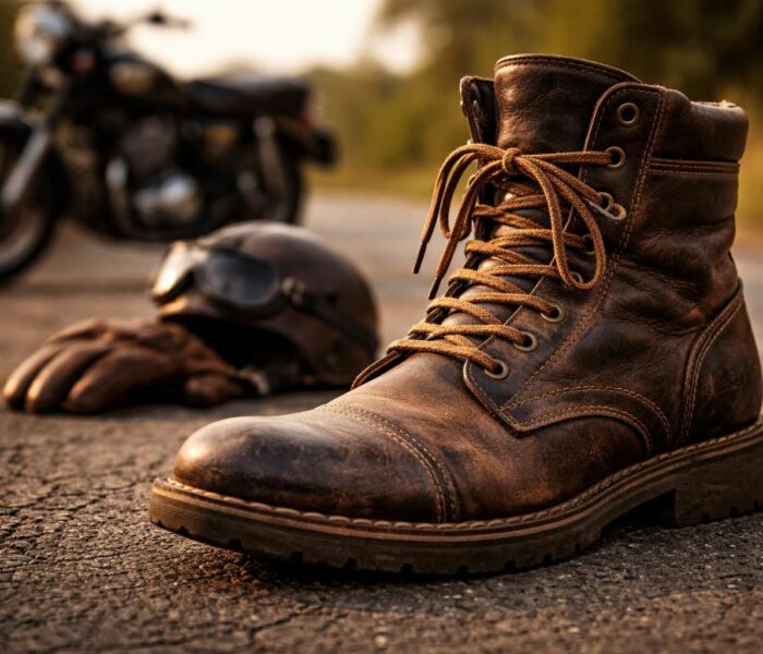découvrez nos chaussures de moto vintage alliant élégance rétro et confort, conçues pour les motards passionnés à la recherche d'un style unique et authentique.