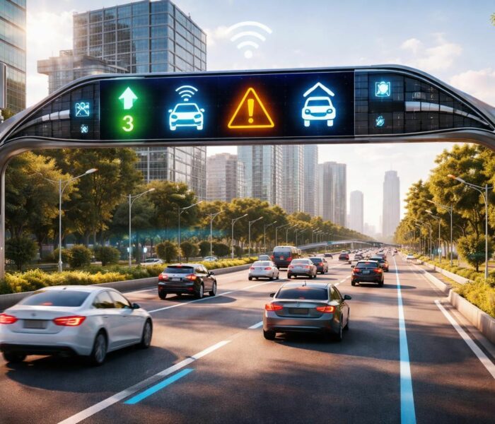 découvrez comment le nouveau panneau routier doté de technologies intelligentes révolutionne la gestion du trafic pour une circulation plus fluide et sécurisée.