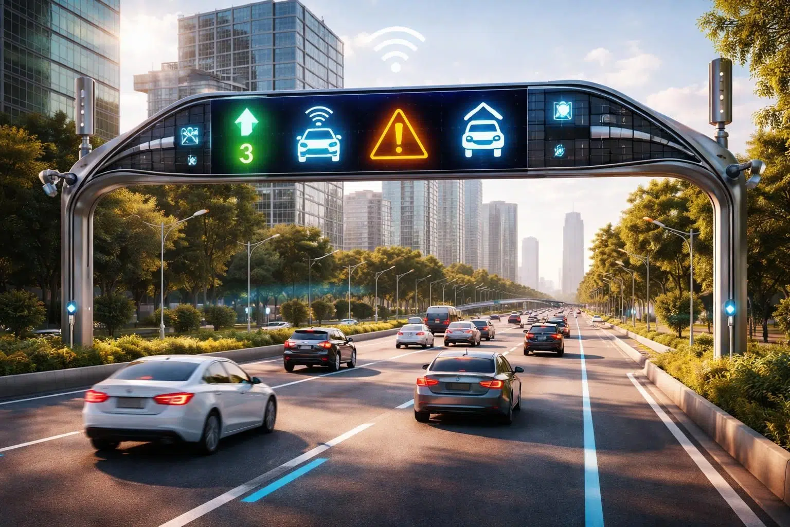 découvrez comment le nouveau panneau routier doté de technologies intelligentes révolutionne la gestion du trafic pour une circulation plus fluide et sécurisée.