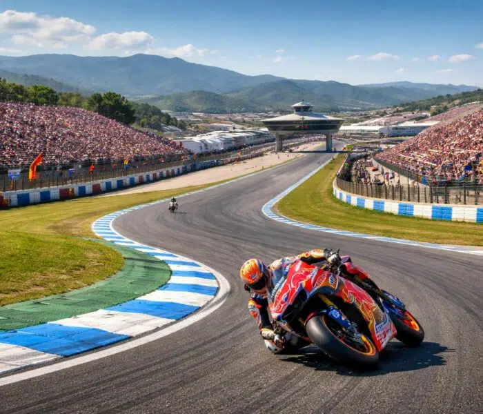 découvrez la magie du circuit légendaire de jerez lors du motogp : vitesse, passion et adrénaline au rendez-vous pour une expérience inoubliable.