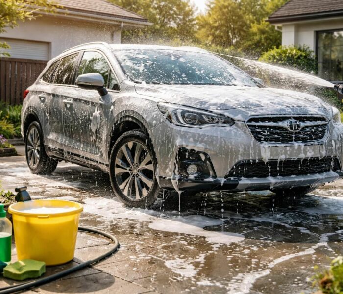 découvrez les risques liés au lavage de votre voiture dans votre cour et les précautions à prendre pour éviter les problèmes environnementaux et légaux.