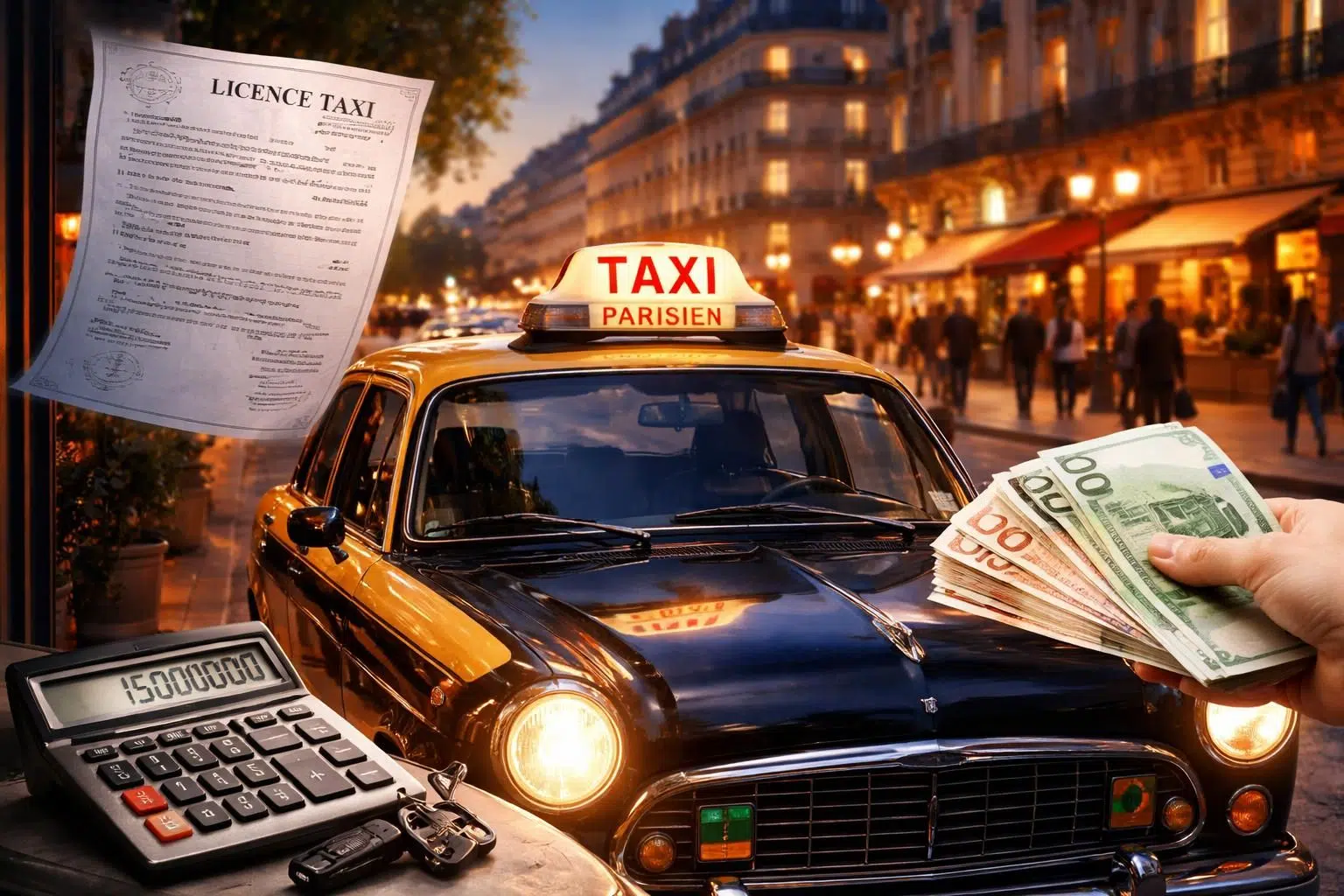 découvrez tout ce qu'il faut savoir sur le prix d'une licence de taxi parisien : facteurs influençant le coût, démarches d'achat et conseils pour bien investir.