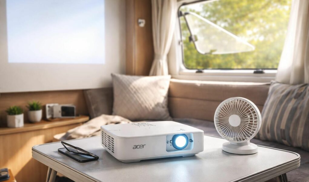 découvrez nos astuces pour éviter la surchauffe de votre mini vidéoprojecteur acer en camping-car et profiter d'une image nette en toute sécurité.