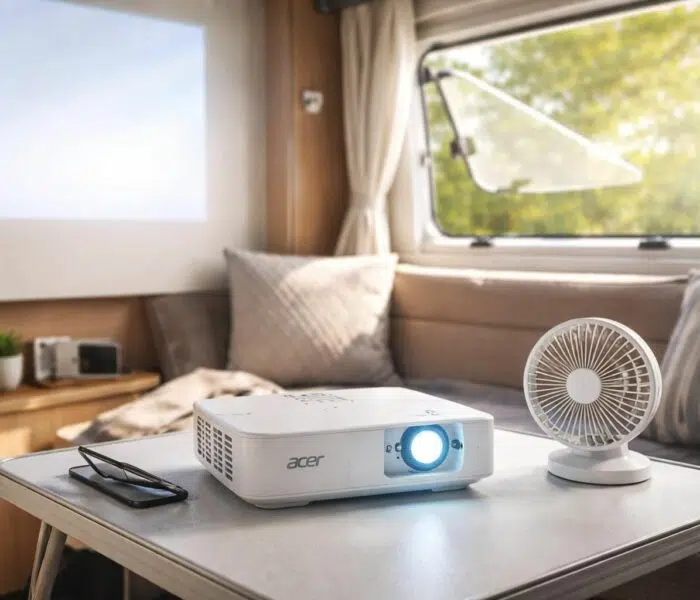 découvrez nos astuces pour éviter la surchauffe de votre mini vidéoprojecteur acer en camping-car et profiter d'une image nette en toute sécurité.