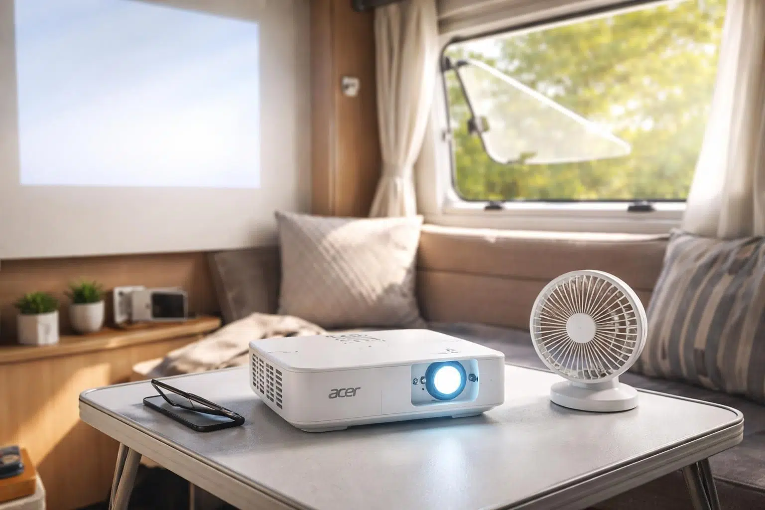 découvrez nos astuces pour éviter la surchauffe de votre mini vidéoprojecteur acer en camping-car et profiter d'une image nette en toute sécurité.