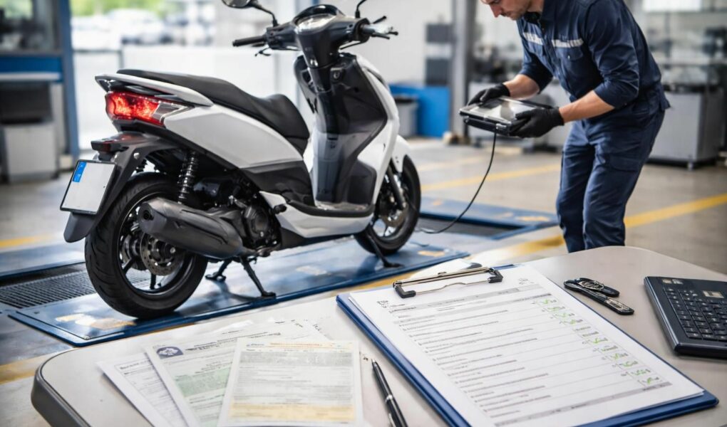 découvrez tout ce qu'il faut savoir sur le contrôle technique des scooters : les documents nécessaires, les étapes du contrôle et la fréquence obligatoire pour rester en conformité.