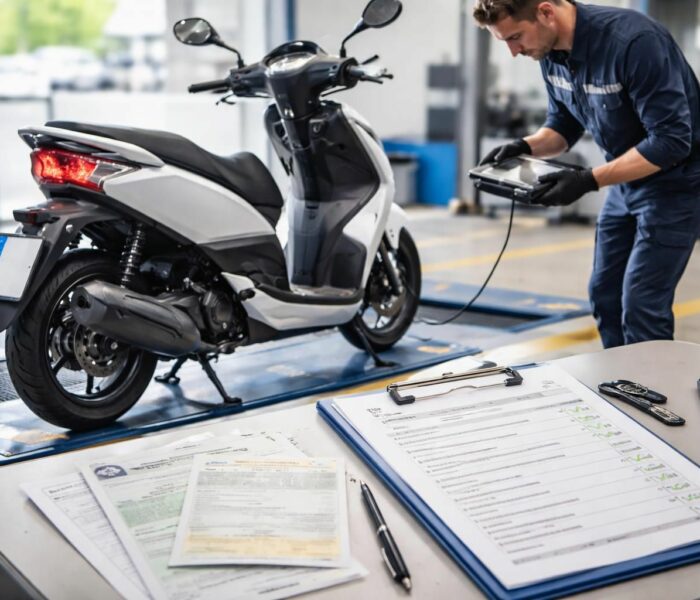 découvrez tout ce qu'il faut savoir sur le contrôle technique des scooters : les documents nécessaires, les étapes du contrôle et la fréquence obligatoire pour rester en conformité.