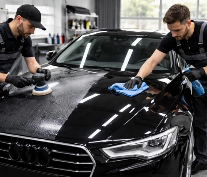découvrez l'ordre idéal pour le polissage et le lustrage de votre voiture afin d'obtenir une finition parfaite et brillante facilement.